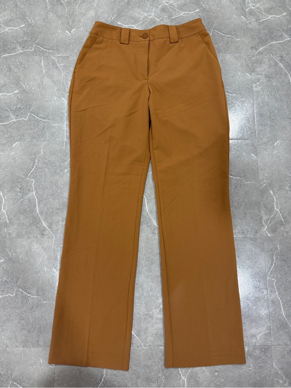 Worthington Straight-Leg Dress Pants in Warm Brown